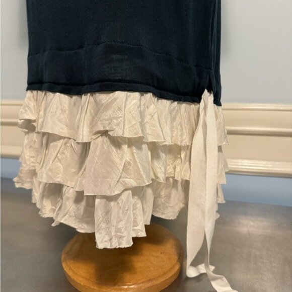 YFB - Y2K drop waist silk ruffle mini dress - Picture 5 of 10